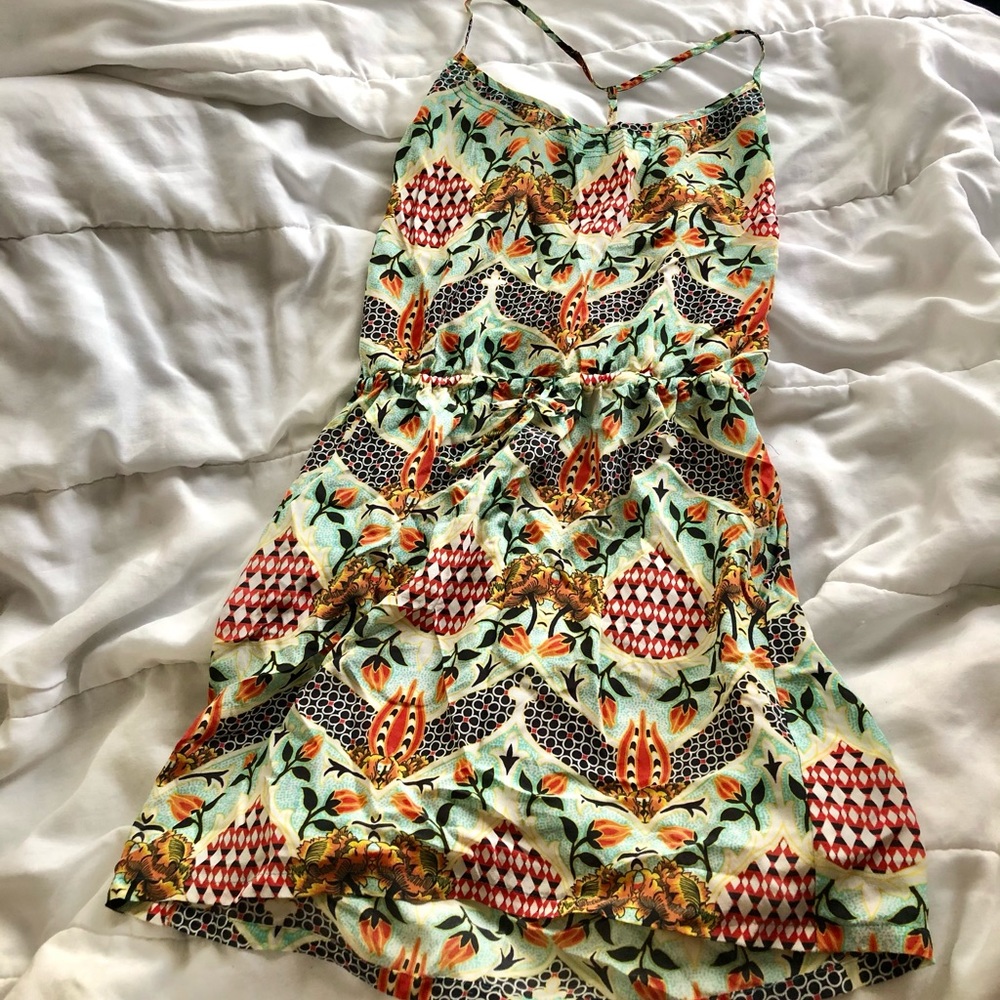 Anthropologie The Odells multicolored tribal dress
